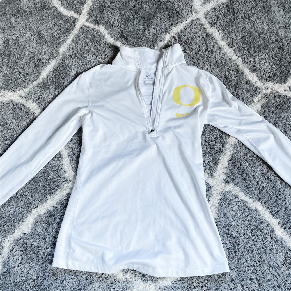 Oregon Ducks Nike Dry Fit Half Zip